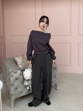 LILY BROWNさん(レディース・160cm)の冬コーディネート