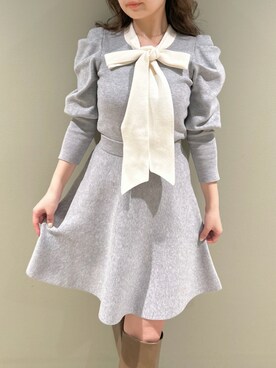 「LILY BROWN（リリーブラウン）のアイテム（その他アウター）」を使った、LILY BROWNさん（レディース・150cm）の冬コーディネート