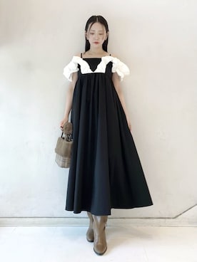 「アイテム（その他アンダーウェア/インナー）」を使った、LILY BROWNさん（レディース・154cm）の夏コーディネート