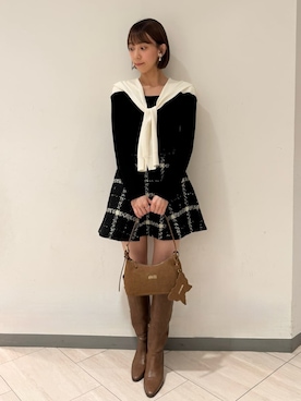 LILY BROWNさん（レディース・160cm）の秋コーディネート