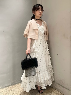 「LILY BROWN（リリーブラウン）のアイテム」を使った、LILY BROWNさん（レディース・153cm）の夏コーディネート