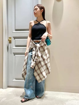 「アイテム（ブラジャー）」を使った、LILY BROWNさん（レディース・156cm）の夏コーディネート