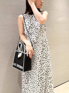 「ボウタイ」｜LILY BROWNさん（レディース・152cm）の夏コーディネート