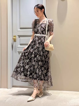LILY BROWNさん（レディース・156cm）の夏コーディネート