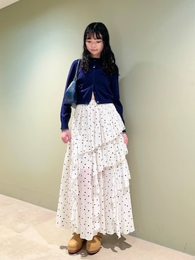 「LILY BROWN（リリーブラウン）のアイテム」を使った、LILY BROWNさん（レディース・162cm）の春コーディネート