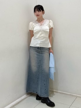 LILY BROWNさん（レディース・161cm）の夏コーディネート