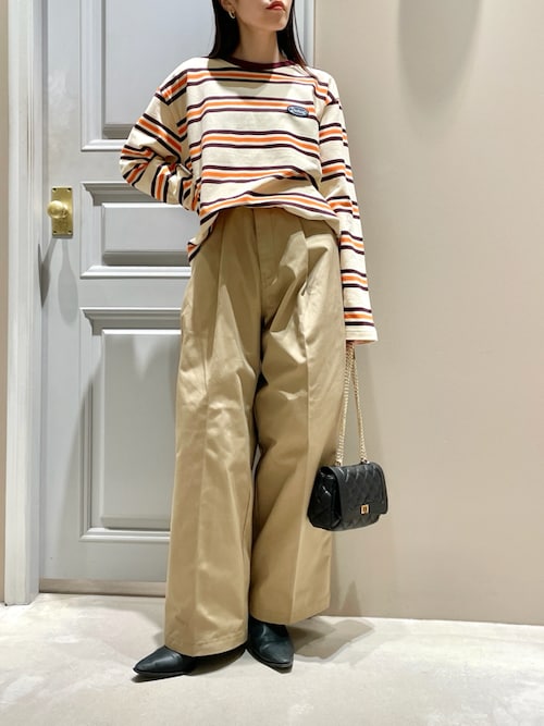 LILY BROWN Dickies】タックバギーパンツ(ロングパンツ)｜パンツ