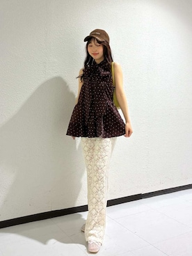 LILY BROWNさん（レディース・155cm）の冬コーディネート