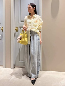 「LILY BROWN（リリーブラウン）のアイテム」を使った、LILY BROWNさん（レディース・156cm）の春コーディネート