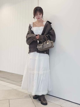 「アイテム（キーホルダー）」を使った、LILY BROWNさん（レディース・150cm）の秋コーディネート