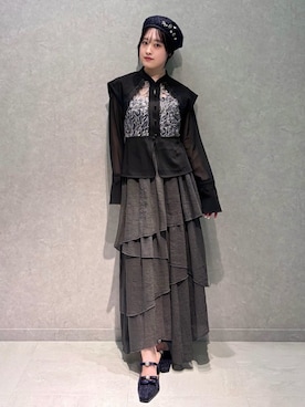 LILY BROWNさん（レディース・153cm）の冬コーディネート