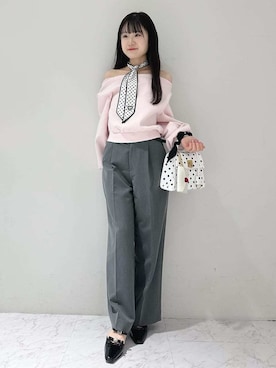 LILY BROWNさん（レディース・156cm）の冬コーディネート