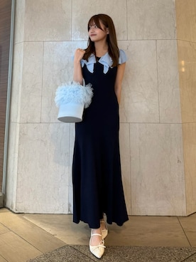 「LILY BROWN（リリーブラウン）のアイテム」を使った、LILY BROWNさん（レディース・151cm）の春コーディネート