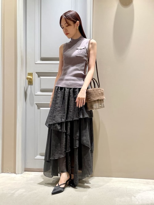 セール】ポケットディテールリブニットトップス（ニット/セーター