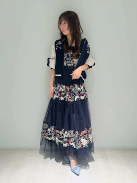 「LILY BROWN（リリーブラウン）のアイテム」を使った、LILY BROWNさん（レディース・152cm）の春コーディネート