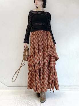 LILY BROWNさん(レディース・154cm)の冬コーディネート