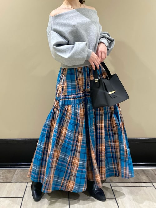 LILY BROWN スカート ディティールボリュームタフタスカート