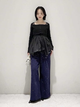 LILY BROWNさん（レディース・154cm）の冬コーディネート