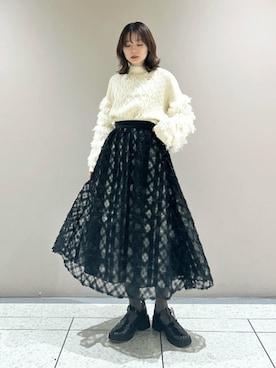 「イエベ春」｜LILY BROWNさん（レディース・157cm）の秋コーディネート