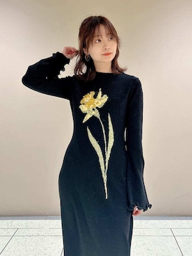 LILY BROWNさん（レディース・157cm）の冬コーディネート