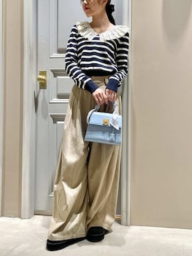 LILY BROWNさん（レディース・156cm）の冬コーディネート