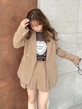 LILY BROWNさん（レディース・150cm）の冬コーディネート