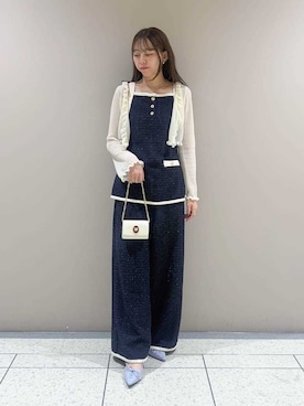 「LILY BROWN（リリーブラウン）のアイテム」を使った、LILY BROWNさん（レディース・158cm）の春コーディネート