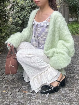 「アイテム（その他トップス）」を使った、LILY BROWNさん（レディース・152cm）の秋コーディネート