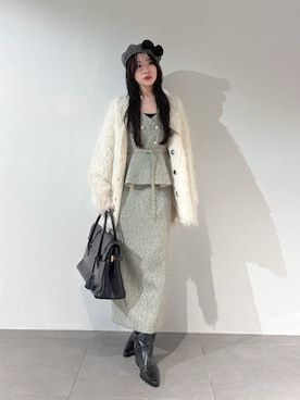 LILY BROWNさん（レディース・160cm）の冬コーディネート