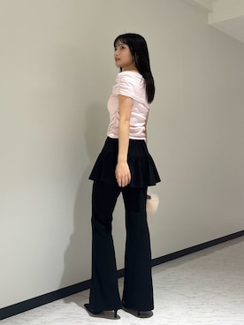 「スタイルアップ」｜LILY BROWNさん（レディース・163cm）の夏コーディネート