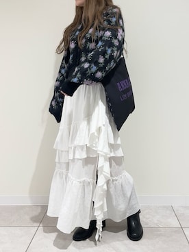 「ビジュー」｜LILY BROWNさん（レディース・156cm）の秋コーディネート