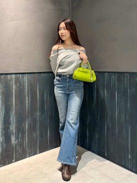 LILY BROWNさん（レディース・159cm）の冬コーディネート