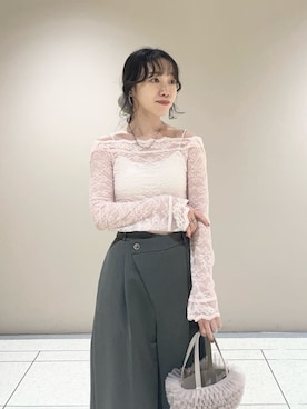 LILY BROWNさん（レディース・157cm）の冬コーディネート