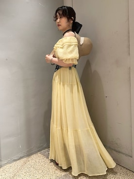 LILY BROWNさん（レディース・153cm）の夏コーディネート