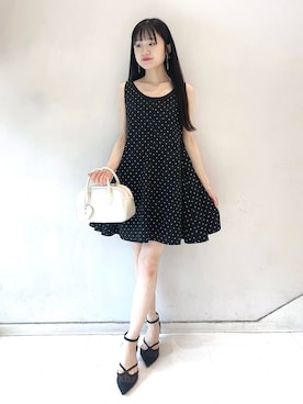 「LILY BROWN（リリーブラウン）のアイテム」を使った、LILY BROWNさん（レディース・156cm）の夏コーディネート