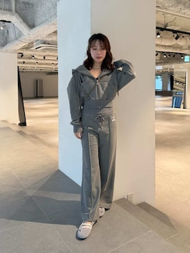 「アイテム（その他ヘアアクセサリー）」を使った、LILY BROWNさん（レディース・152cm）の秋コーディネート