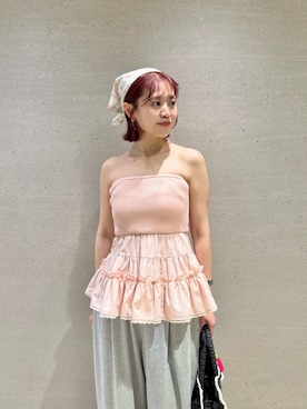 LILY BROWNさん（レディース・163cm）の夏コーディネート