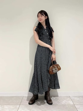 「アイテム（キーホルダー）」を使った、LILY BROWNさん（レディース・161cm）の夏コーディネート