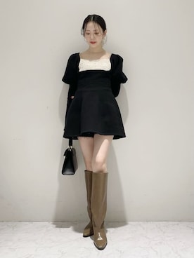 「イエベ春」｜LILY BROWNさん（レディース・154cm）の冬コーディネート