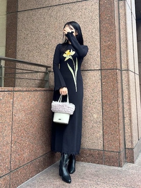 LILY BROWNさん（レディース・163cm）の冬コーディネート