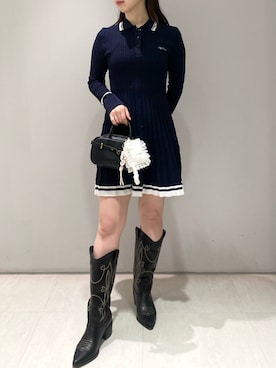 「LILY BROWN（リリーブラウン）のアイテム（ワンピース/ドレス）」を使った、LILY BROWNさん（レディース・155cm）の春コーディネート