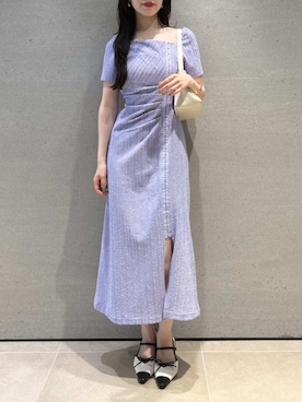「アイテム（パンプス、その他）」を使った、LILY BROWNさん（レディース・160cm）の夏コーディネート