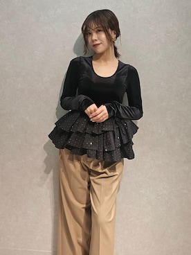 LILY BROWNさん（レディース・150cm）の冬コーディネート