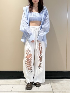 「LILY BROWN（リリーブラウン）のアイテム」を使った、LILY BROWNさん（レディース・155cm）の春コーディネート