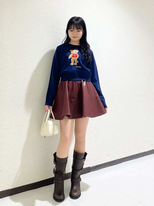 セール】バリエーションフレアミニスカート（スカート）｜LILY BROWN