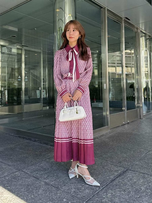 クラシカルパターンボウタイブラウス（シャツ/ブラウス）｜LILY BROWN