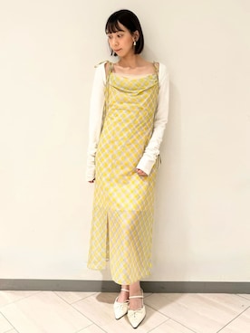 「LILY BROWN（リリーブラウン）のアイテム」を使った、LILY BROWNさん（レディース・160cm）の春コーディネート