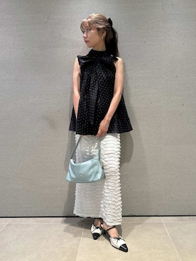 「ボウタイ」｜LILY BROWNさん（レディース・152cm）の夏コーディネート