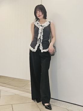「マニッシュ」｜LILY BROWNさん（レディース・150cm）の春コーディネート