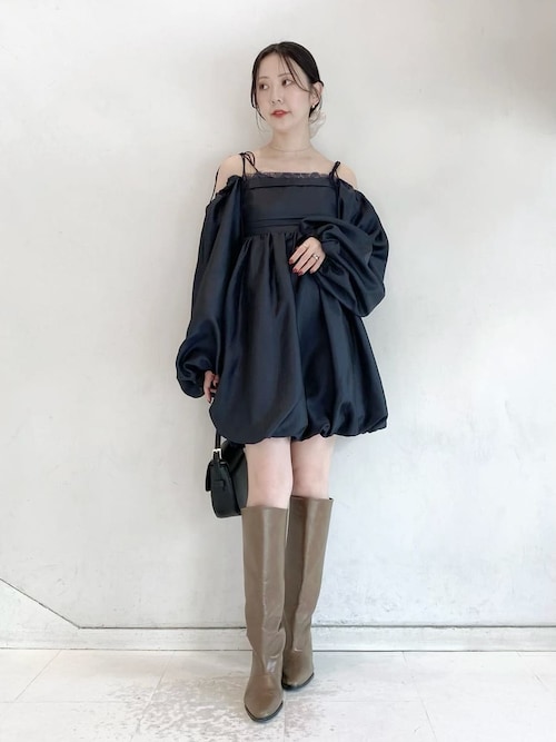 バルーンミニドレス（その他トップス）｜LILY BROWN（リリーブラウン